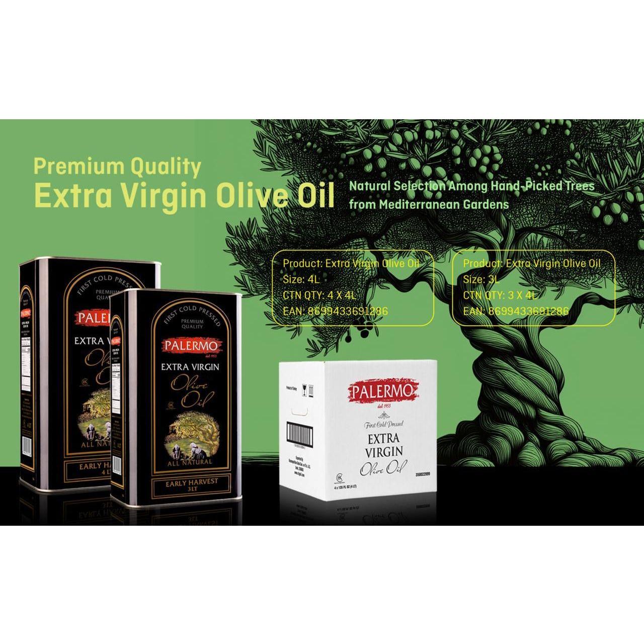 OLIVE OIL EXTRA VIRGIN 4LTS